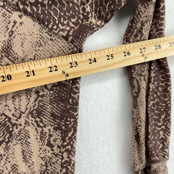 Nation LTD Snake Print Top Sz Medium Long Sleeve - Picture 7 of 7